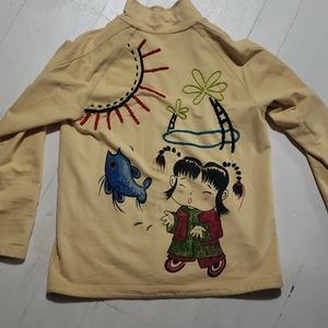 Chico's Embroidered Zip Up Jacket